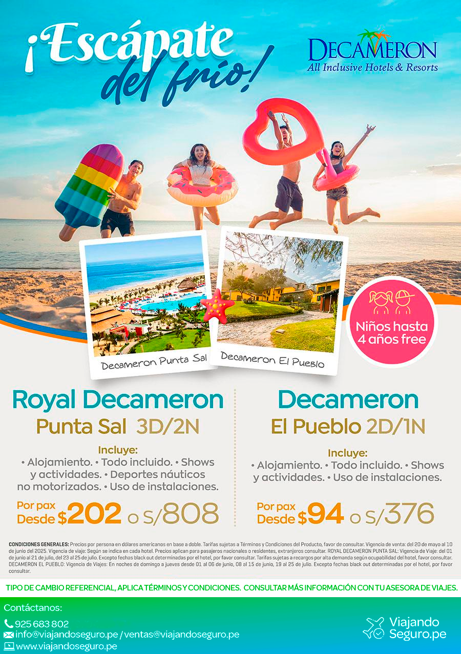 escapate del frio deameron - ctm