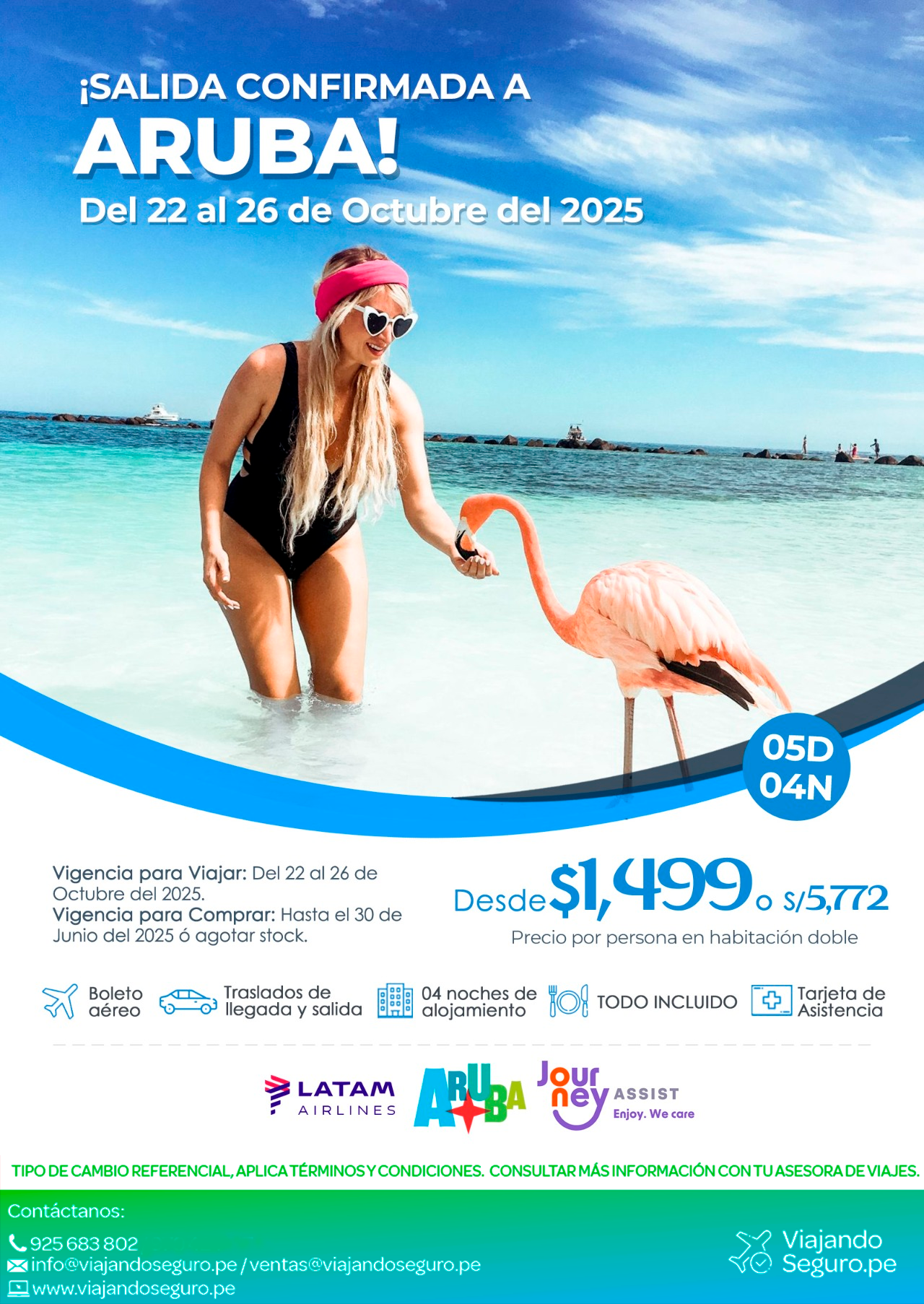 aruba 22 al 26 de oct - cacto reps