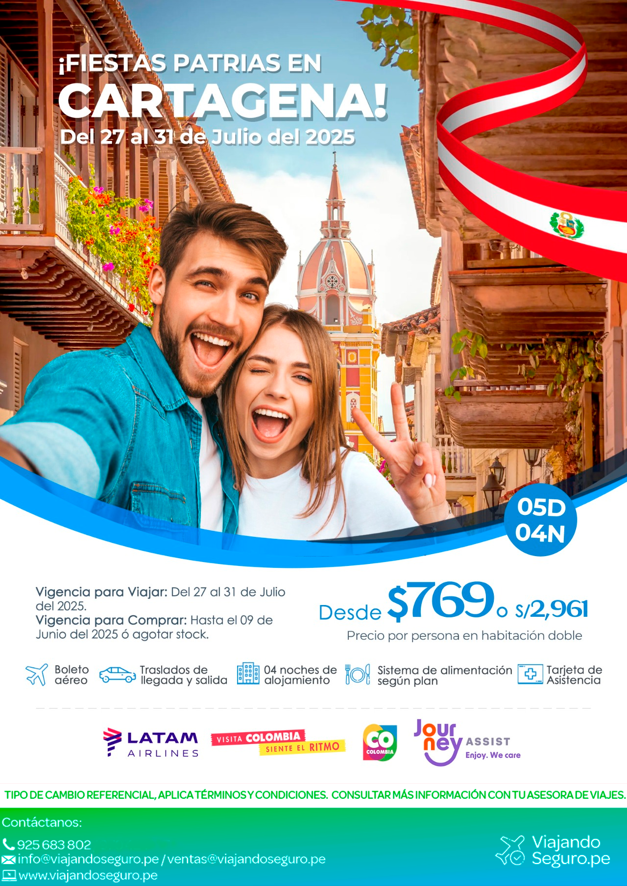cartagena fiestas patria - salida 27 de julio - cacto reps