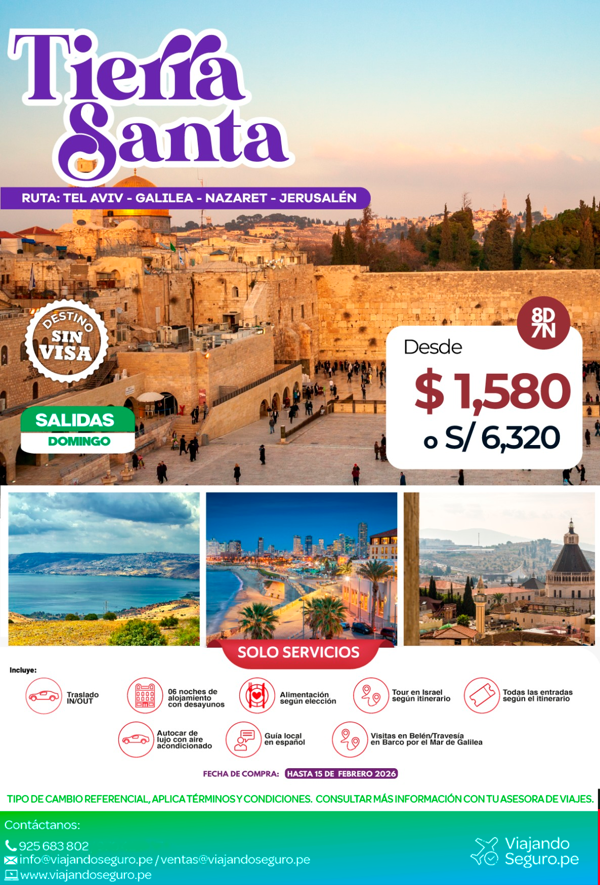 tierra santa check in - promo